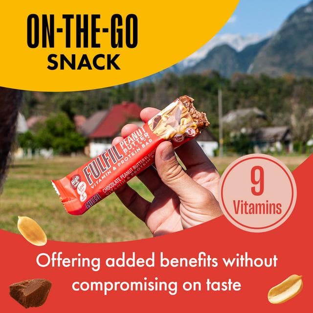 Fulfil Chocolate Peanut Butter Flavour Vitamin & Protein Bar 55g - gallery image 4