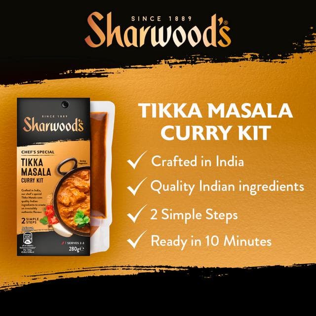Sharwood's Tikka Masala Indian Curry Sauce Kit 280g - gallery image 3