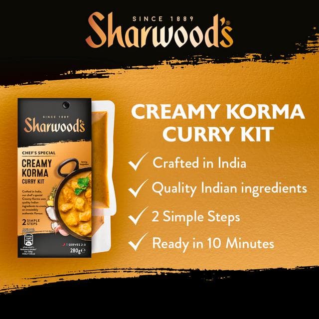 Sharwood's Korma Indian Curry Sauce Kit 280g - gallery image 3