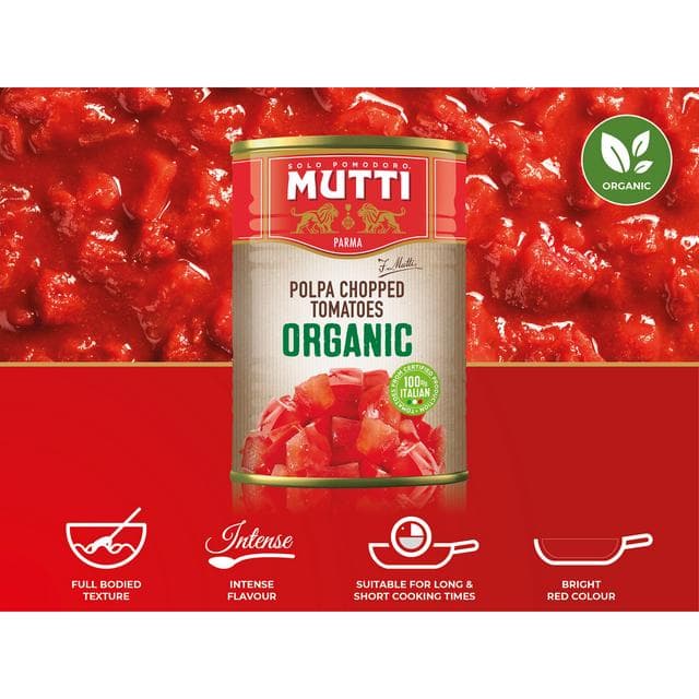 Mutti Organic Chopped Tomatoes 400g - gallery image 3