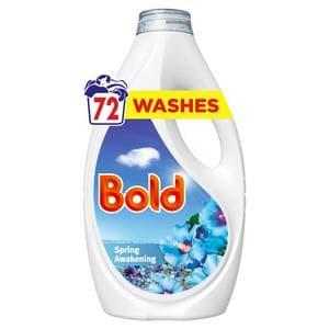 Bold Spring Awakening Laundry Washing Liquid Detergent 72 Washes