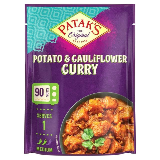 Patak's Spiced Potato & Cauliflower Curry 270g - gallery image 1