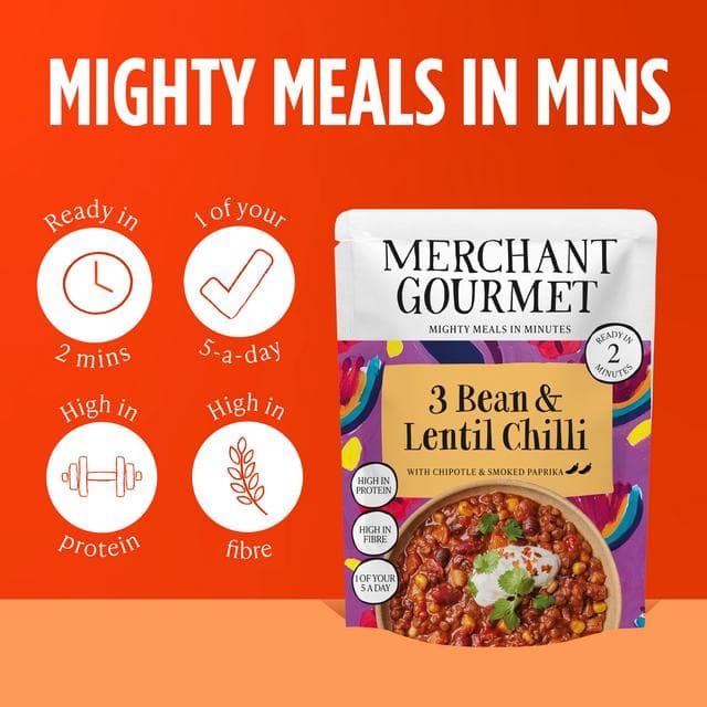 Merchant Gourmet 3 Bean & Lentil Chilli 280g - gallery image 3