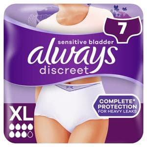 Always Discreet Incontinence Pants Plus XL