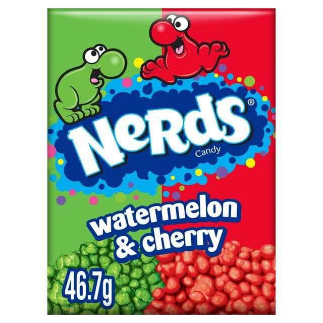 Nerds 46.7g Candy Sweets Box Watermelon & Cherry - gallery image 1