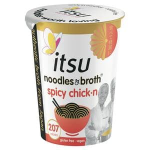 itsu 64g Spicy Chicken Instant Noodles & Broth Pot