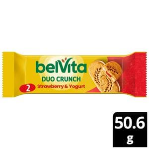 Belvita Duo Crunch Strawberry & Yogurt Cereal Snack Bar 50.6g