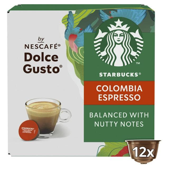 Starbucks by Nescafé Dolce Gusto 12 x Single-Origin Colombia Espresso Coffee Pods - gallery image 1
