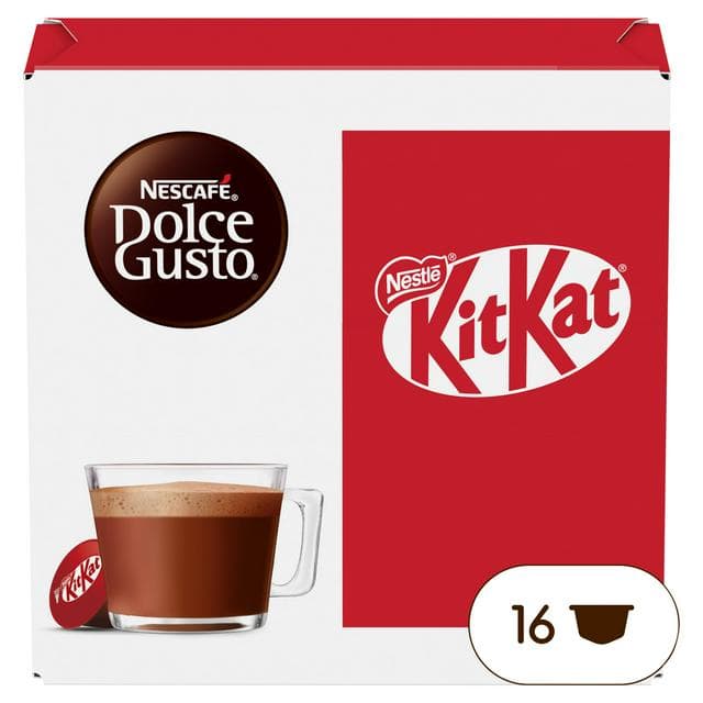 Nescafé Dolce Gusto 16 x KitKat Hot Chocolate Pods - gallery image 1