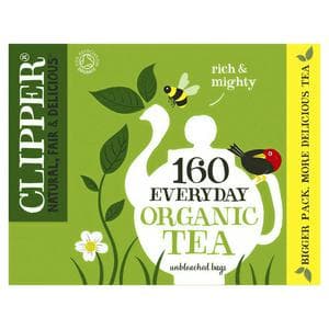 Clipper Organic Everyday Tea Bags x160 464g