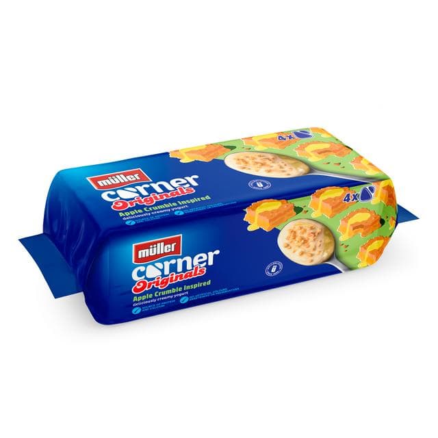 Muller Corner Originals Apple Crumble Yogurt 4x124g - gallery image 3