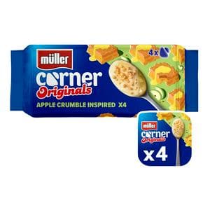 Muller Corner Originals Apple Crumble Yogurt 4x124g