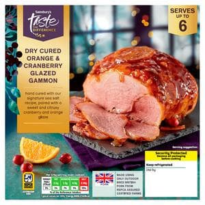 Sainsbury's Spiced Orange & Cranberry Dry Cured Gammon Joint, Taste the Difference