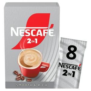Nescafe Original 2 in 1 Instant Coffee Sachets 8x9g