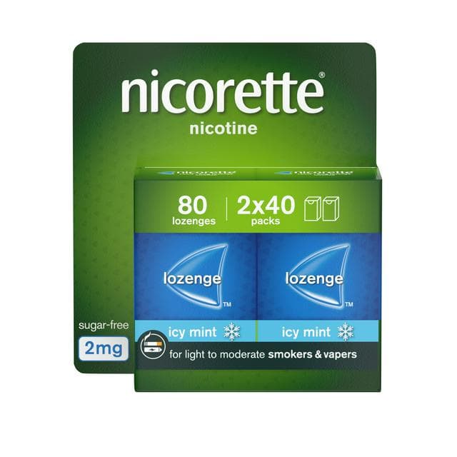 Nicorette Cools Lozenge Quit Smoking Aid x80 2mg - gallery image 1