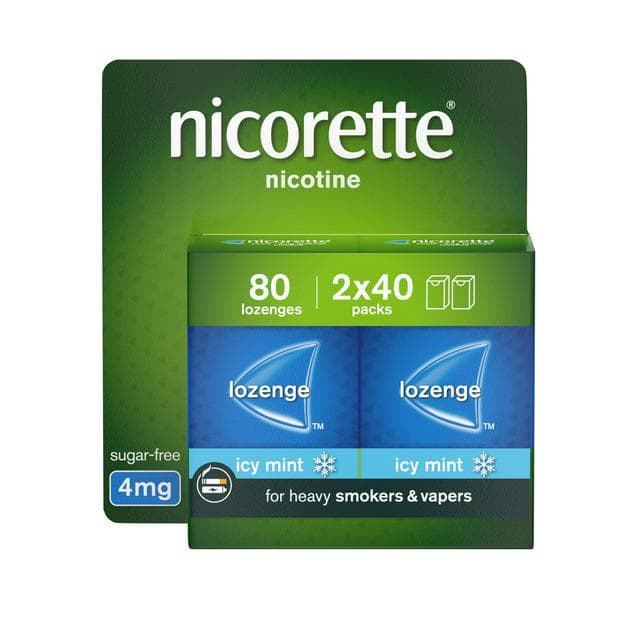 Nicorette Cools Lozenge Quit Smoking Aid x80 4mg - gallery image 1