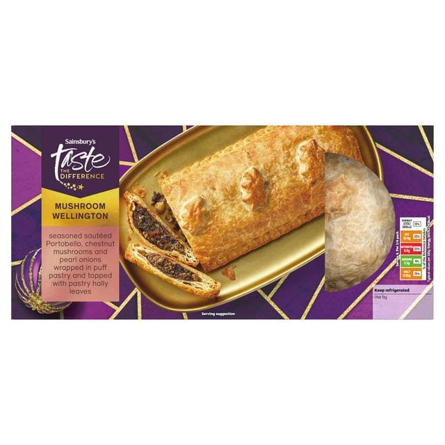 Sainsbury's Mushroom Wellington, Taste the Difference 500g - gallery image 1