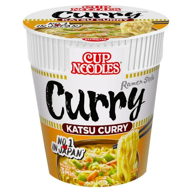 Nissin Cup Noodles Katsu Curry Instant Ramen Pot 67g - gallery image 1