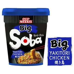 Nissin Yakitori Chicken Big Wok Style Soba Cup Noodles 113g