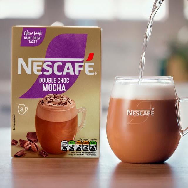 Nescafe Double Choc Mocha Instant Coffee Sachets x7 146.3g - gallery image 4