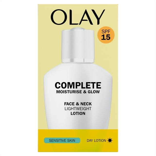 Olay Complete Moisturise & Glow Face Neck Lotion For Sensitive Skin with SPF15 200ml - gallery image 1
