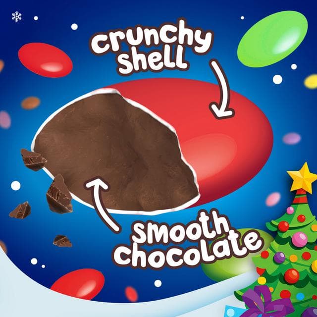 Smarties Elf Treats Milk Chocolate Giant Tube 120g - gallery image 2