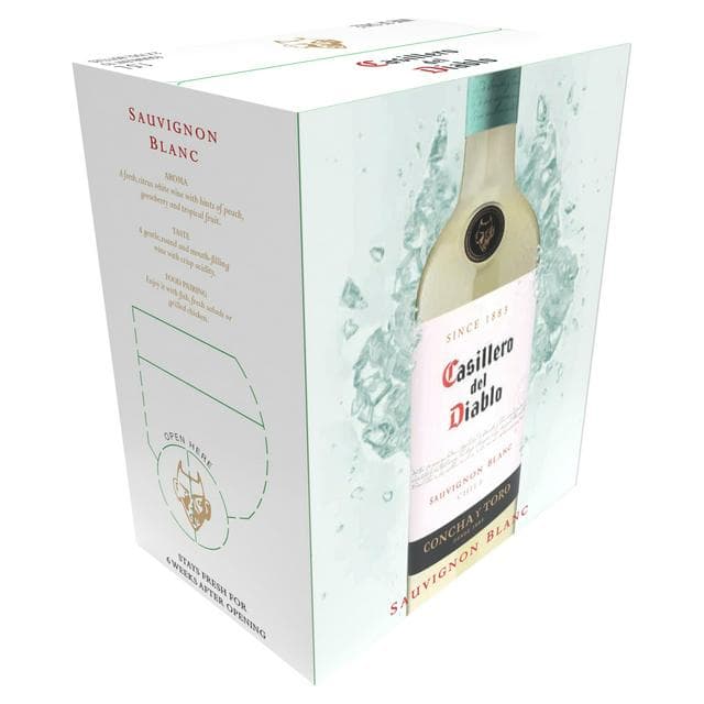 Casillero del Diablo Sauvignon Blanc White Boxed Wine 150cl - gallery image 1