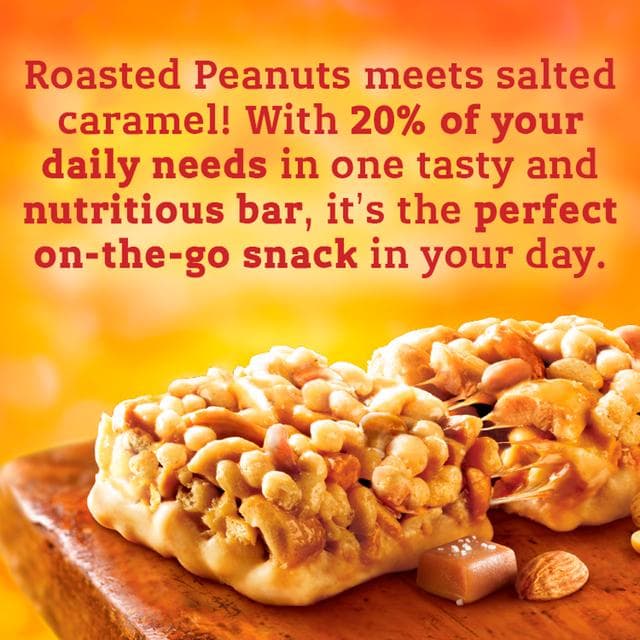 Nature Valley Protein Salted Caramel Nut Cereal Bar 40g - gallery image 3