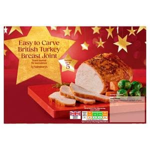 Sainsbury's British Turkey Breast Joint 800g