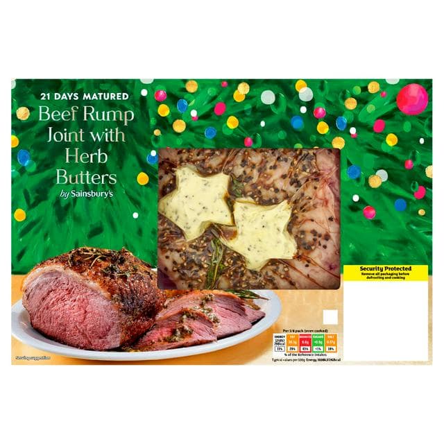 Sainsbury's Beef Rump Joint with Herb Butters - gallery image 1