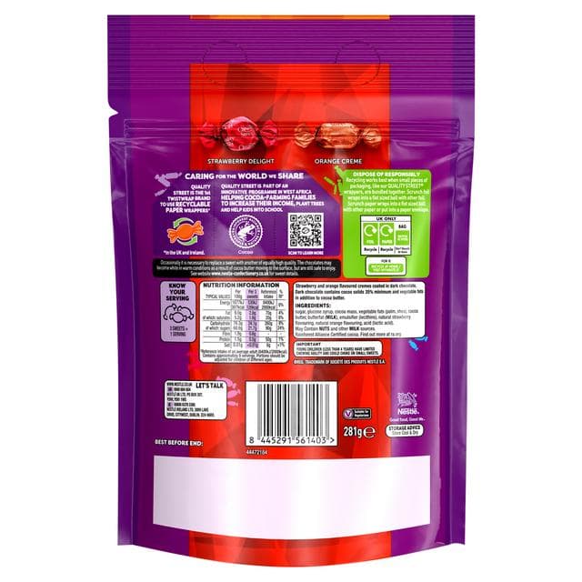 Quality Street Favourites 281g Creme Selection Chocolate Bag - gallery image 3