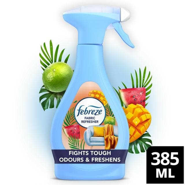 Febreze Fabric Freshener Spray Fruity Tropics 375ml - gallery image 1