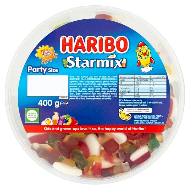 Haribo Starmix Drum 400g - gallery image 1