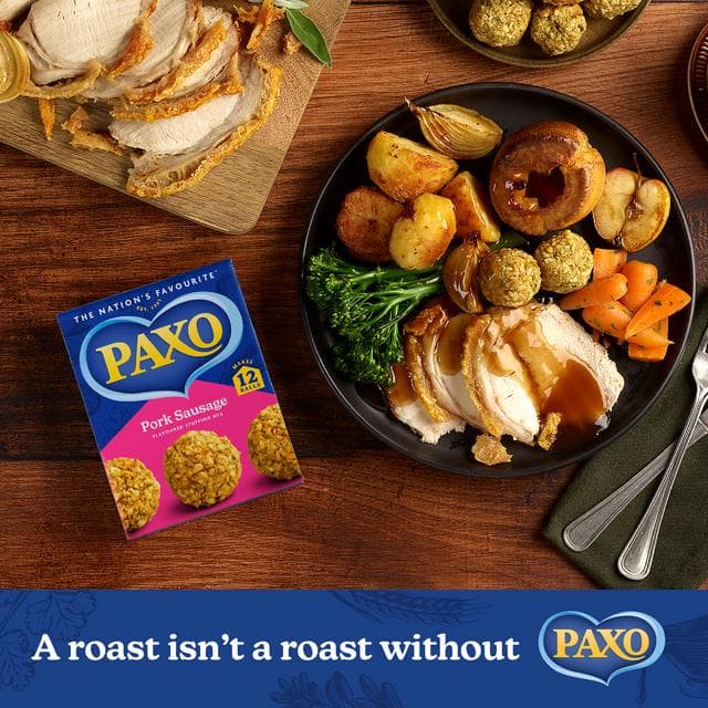 Paxo Pork Sausage Meat Flavour Stuffing Mix, Limited Edition 170g - gallery image 2