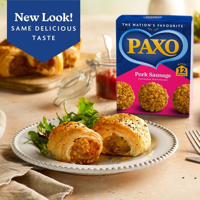Paxo Pork Sausage Meat Flavour Stuffing Mix, Limited Edition 170g - gallery image 3