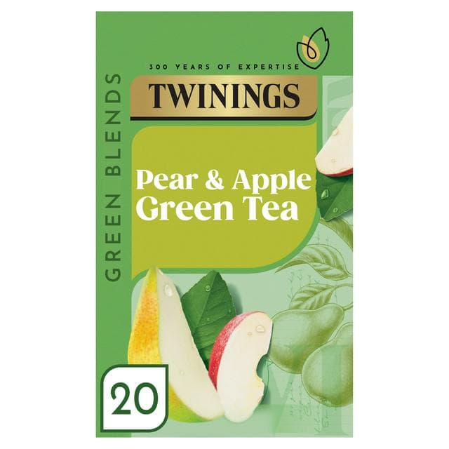 Twinings Apple & Pear Single Green Tea Bags x20 40g - gallery image 1