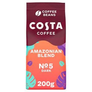 Costa Coffee Intense Amazonian Blend Beans 200g