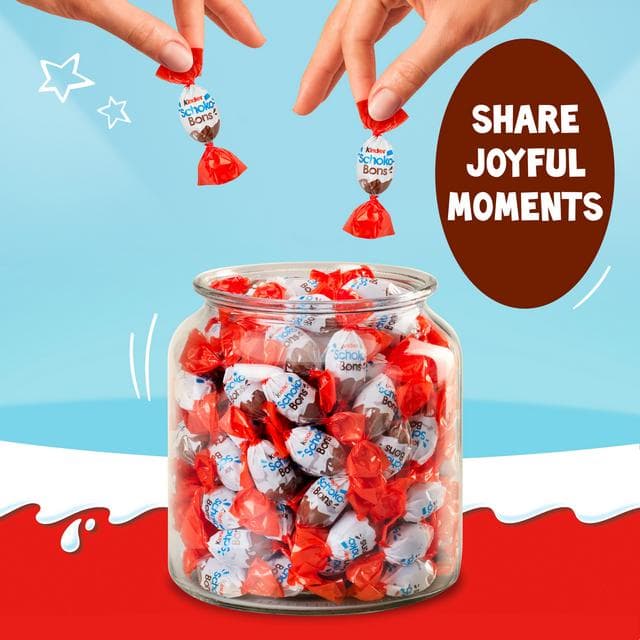 Kinder Milk Chocolate & Hazelnut Schoko Bons 200g - gallery image 5