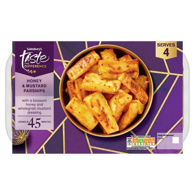 Sainsbury's Honey & Mustard Buttered Parsnips, Taste the Difference 600g - gallery image 1