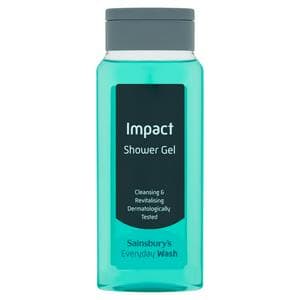 Sainsbury's Impact Shower Gel 300ml