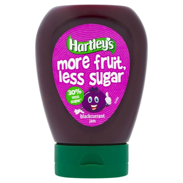 Hartley's More Fruit Less Sugar Blackcurrant Jam 320g - gallery image 1