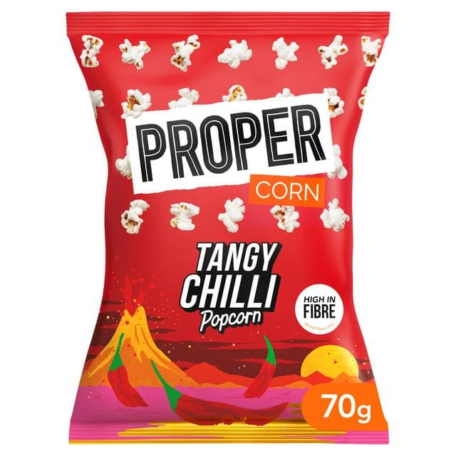 Propercorn Tangy Chilli Popcorn 70g - gallery image 1