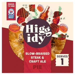 Higgidy Slow Braised Steak & Craft Ale Pie 200g