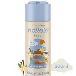 Nala's Baby Vanilla Cloud Body Lotion with Oats Coconut & Hibiscus 200ml