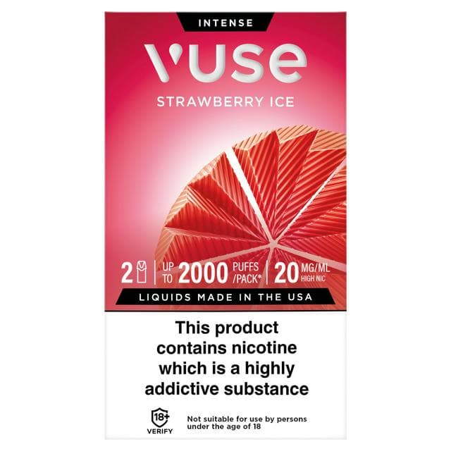 Vuse 2 ePod Pod Intense Strawberry Ice 20mg - gallery image 1