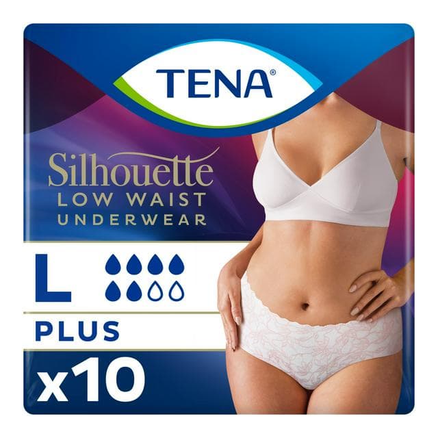 TENA Silhouette Incontinence Pants White L Pack x10 - gallery image 1