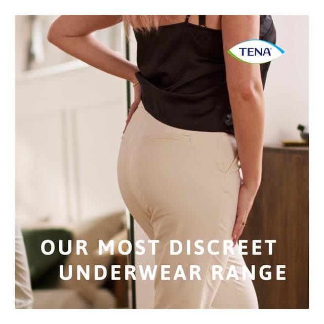 TENA Silhouette Incontinence Pants Black L Pack x8 - gallery image 4