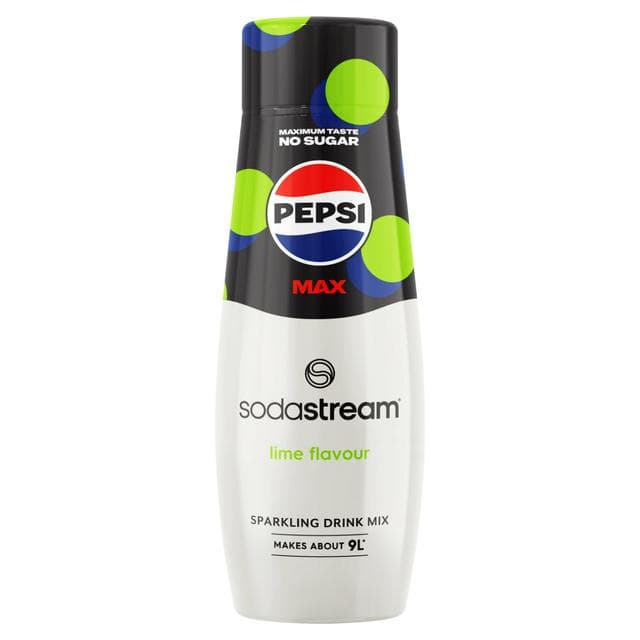 Pepsi Sodastream Lime Flavour Sparkling Drink Mix 440ml - gallery image 1