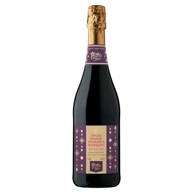 Sainsbury's Spiced Orange, Rhubarb & Raspberry Bucks Fizz Sparkling Wine, Taste the Difference 75cl - gallery image 1