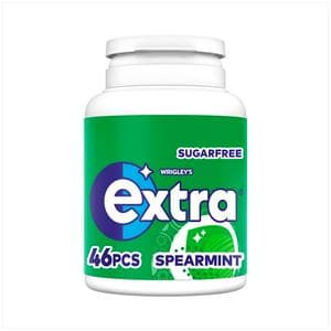 Extra Spearmint Mints Sugarfree Chewing Gum Pieces Bottle x46